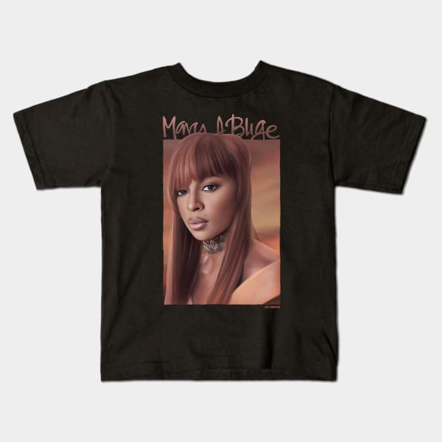 Mary Kids T-Shirt by Art Simpson